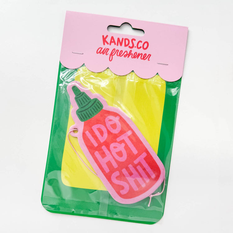 I Do Hot Shit Hot Sauce Bottle Air Freshener