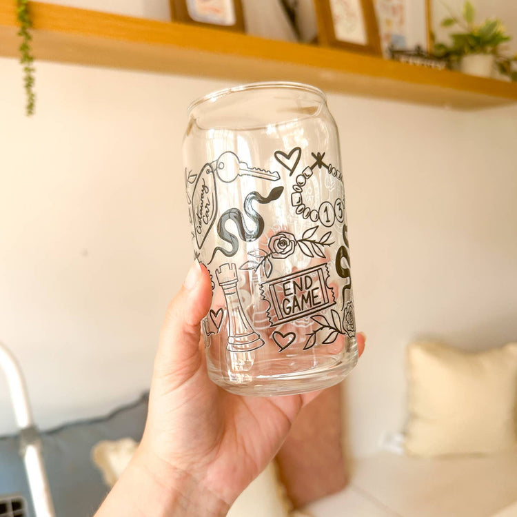 Rep Iced Coffee Glass