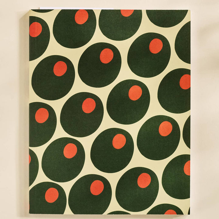 Retro Olive Lined Journal