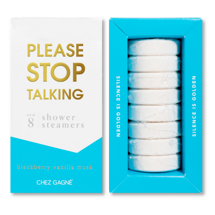 Please Stop Talking Shower Steamers