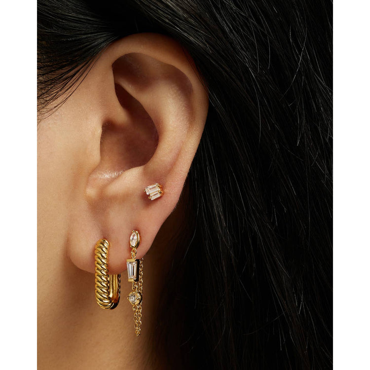 Mae Baguette Studs