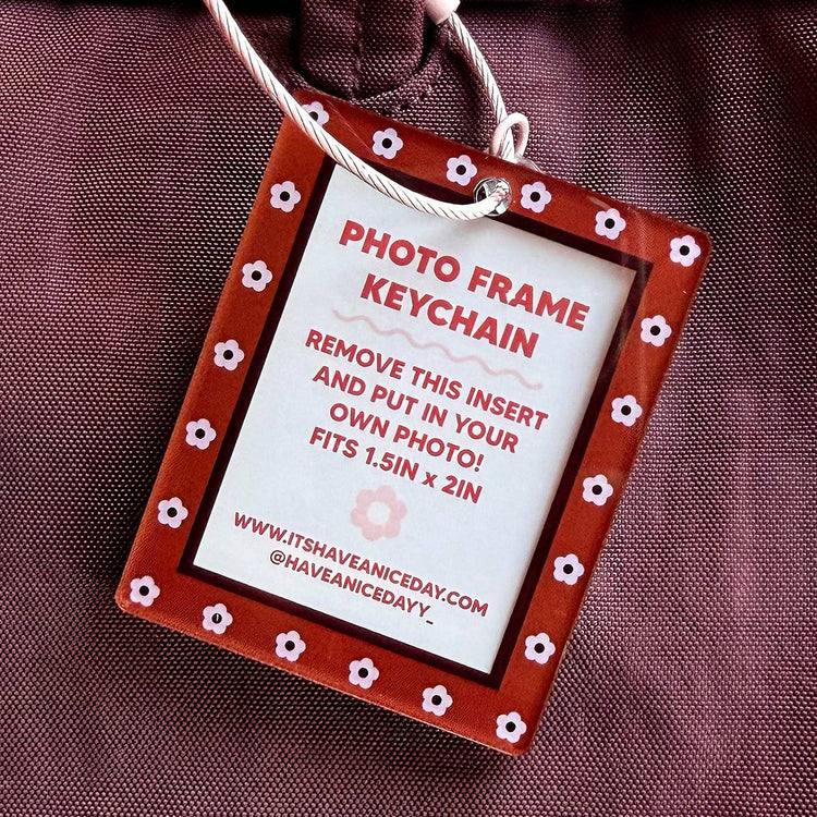 Willow Photo Frame Keychain