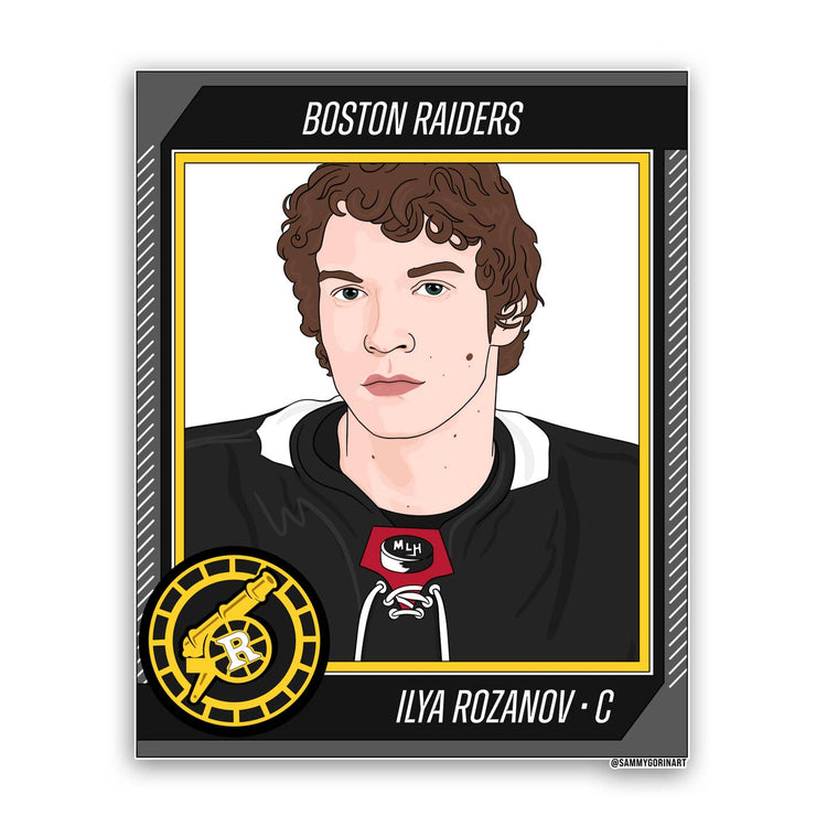 Rozanov Hockey Trading Card Sticker