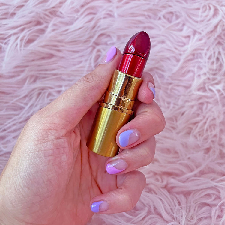 Gold Lipstick Lighter