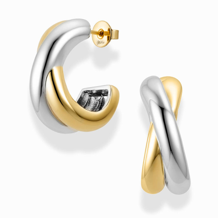 Sullivan Two-Toned Hoops