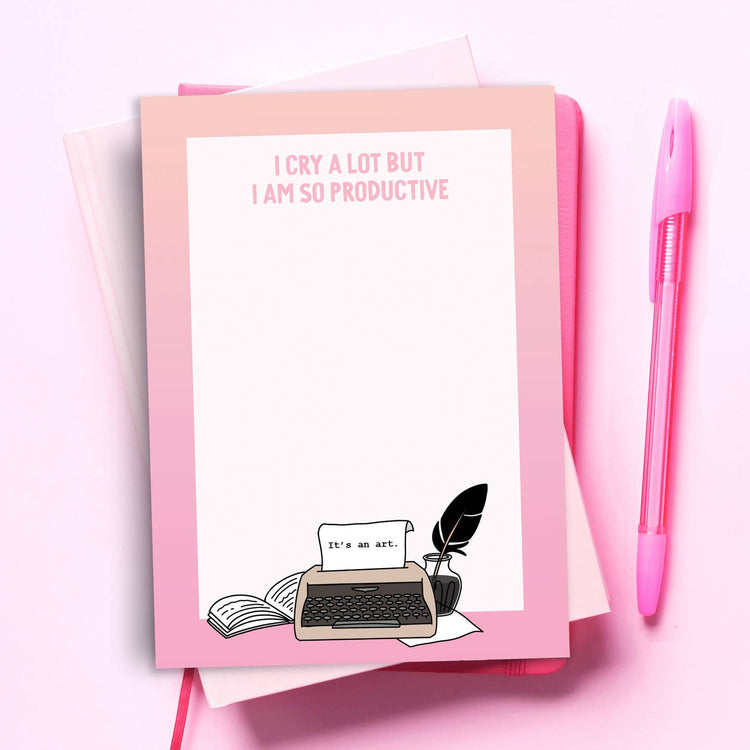 Cry A Lot Notepad