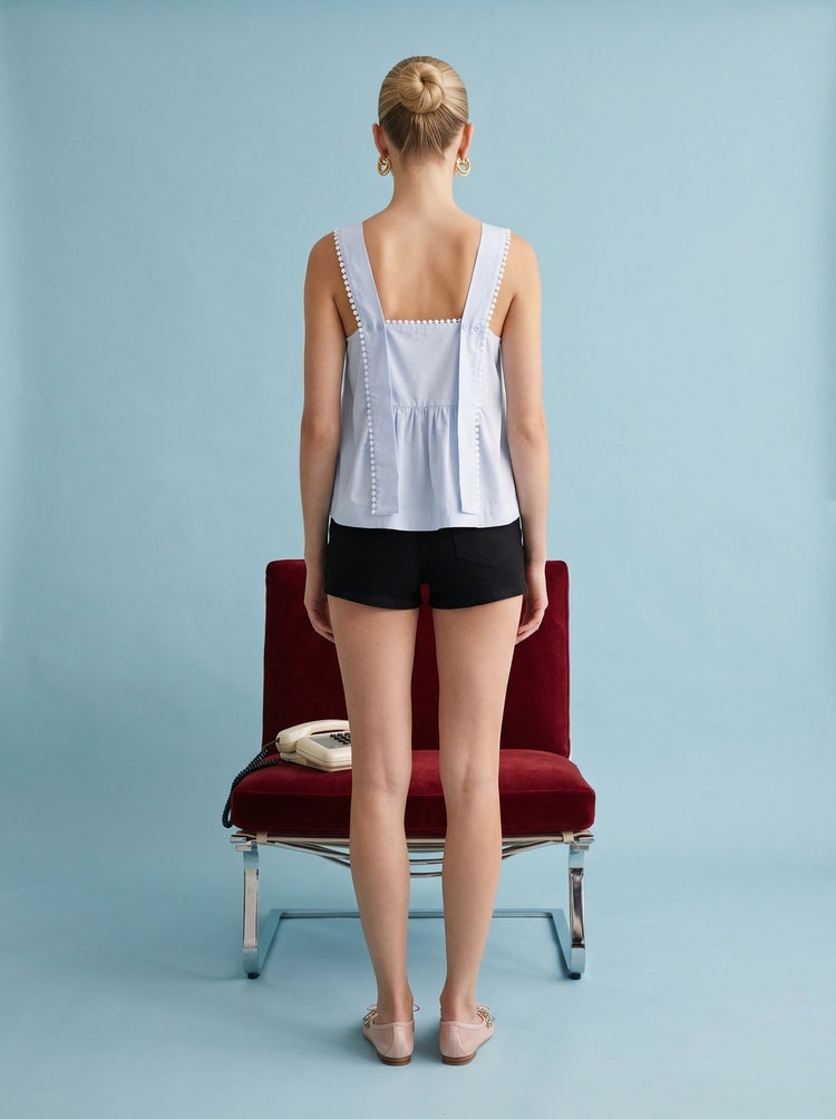 Sleeveless Babydoll Top