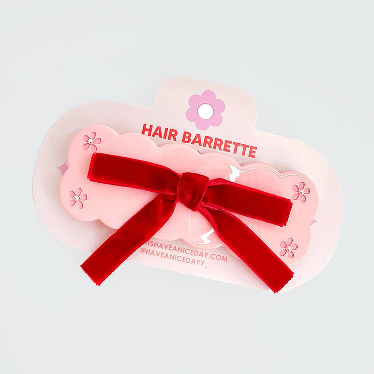 Lacey Bow Barrette