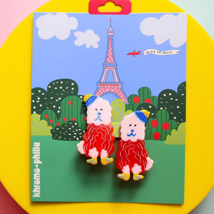 Monsieur Poodle Hair Clip