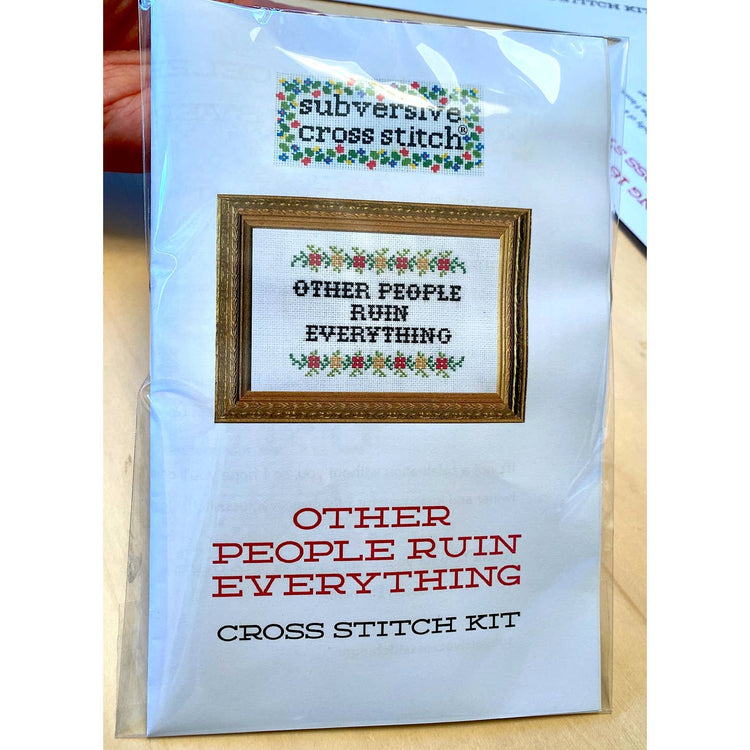 It's Beginning To Look A Lot Like F*ck This Deluxe Cross Stitch Kit