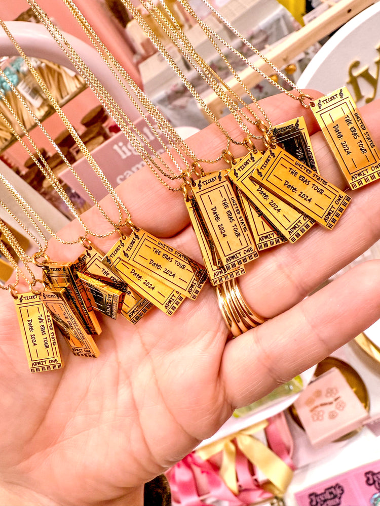 2024 Eras Ticket Necklace