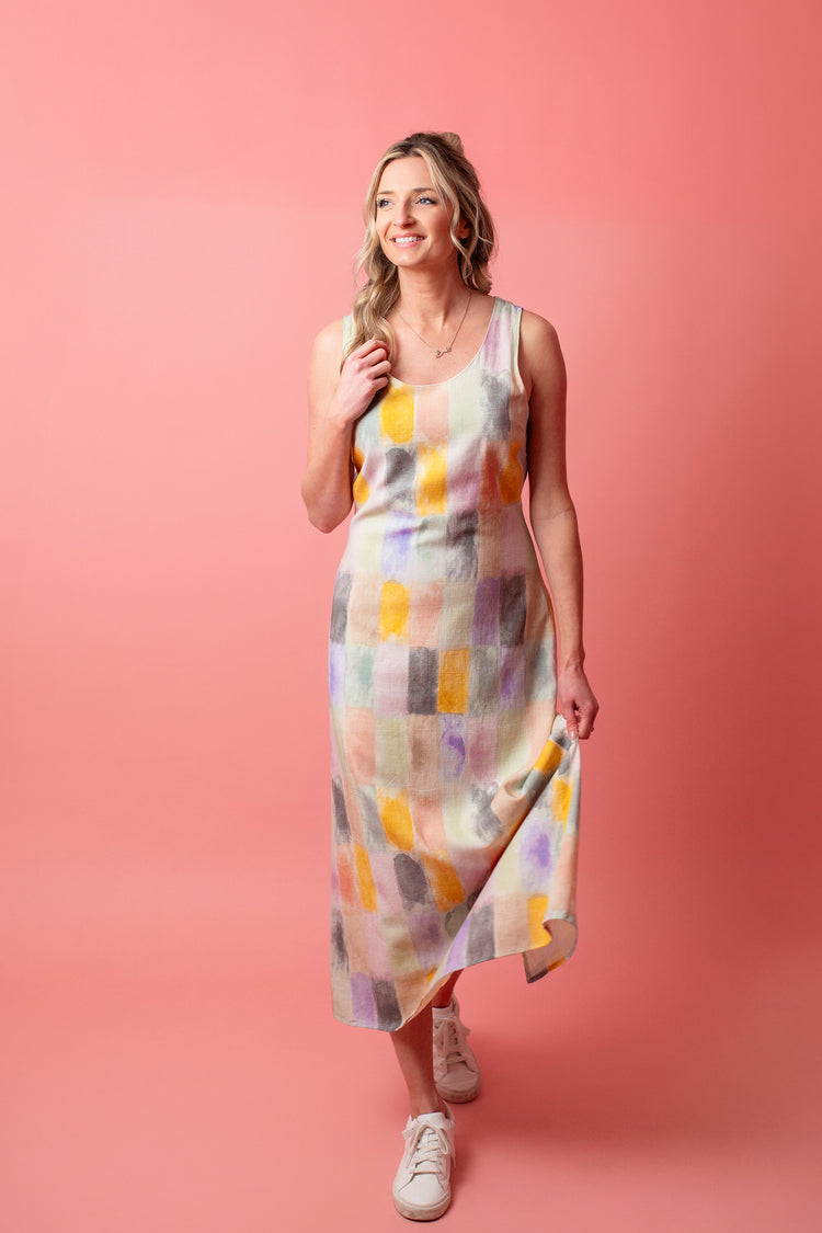 Petrichor Sleeveless Maxi Dress