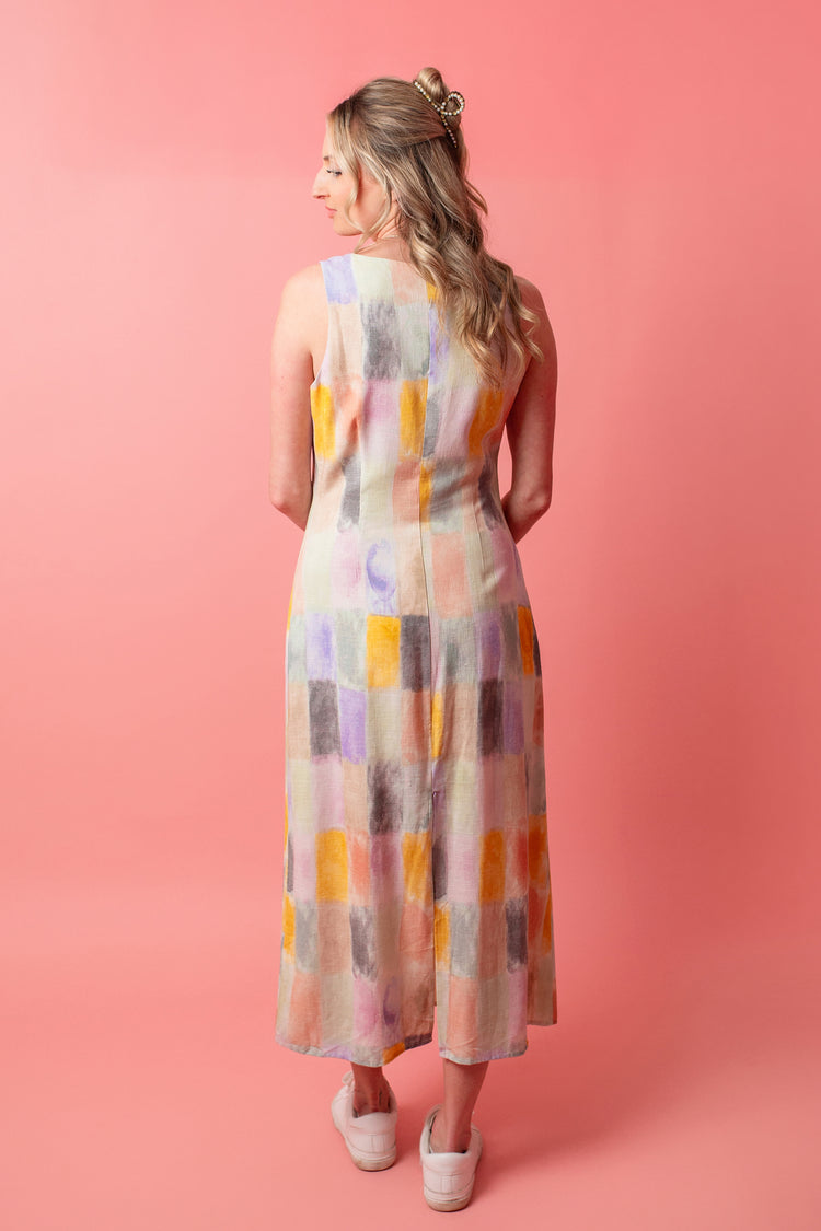 Petrichor Sleeveless Maxi Dress