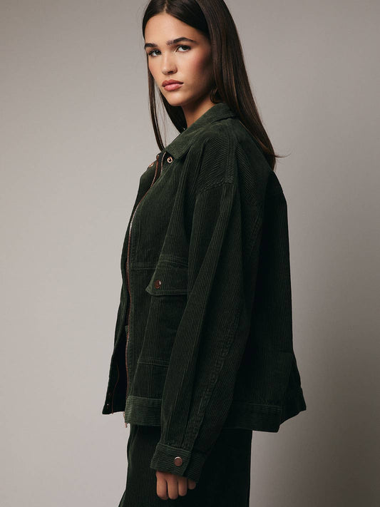 Pocket Detailed Corduroy Jacket