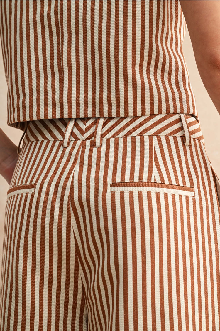 Striped Wide Leg Pants