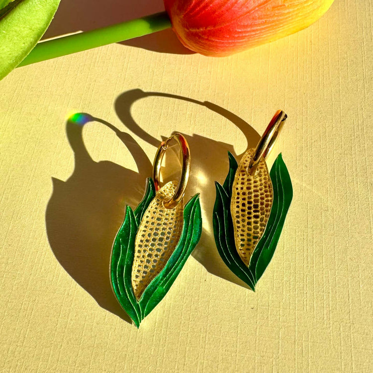 Mini Corn Earrings