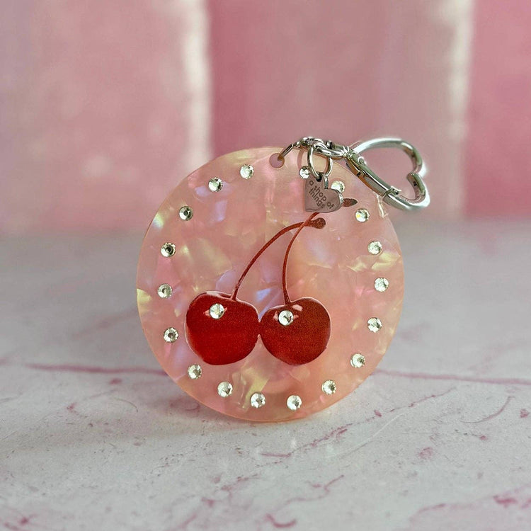 Maraschino Cherry Keychain