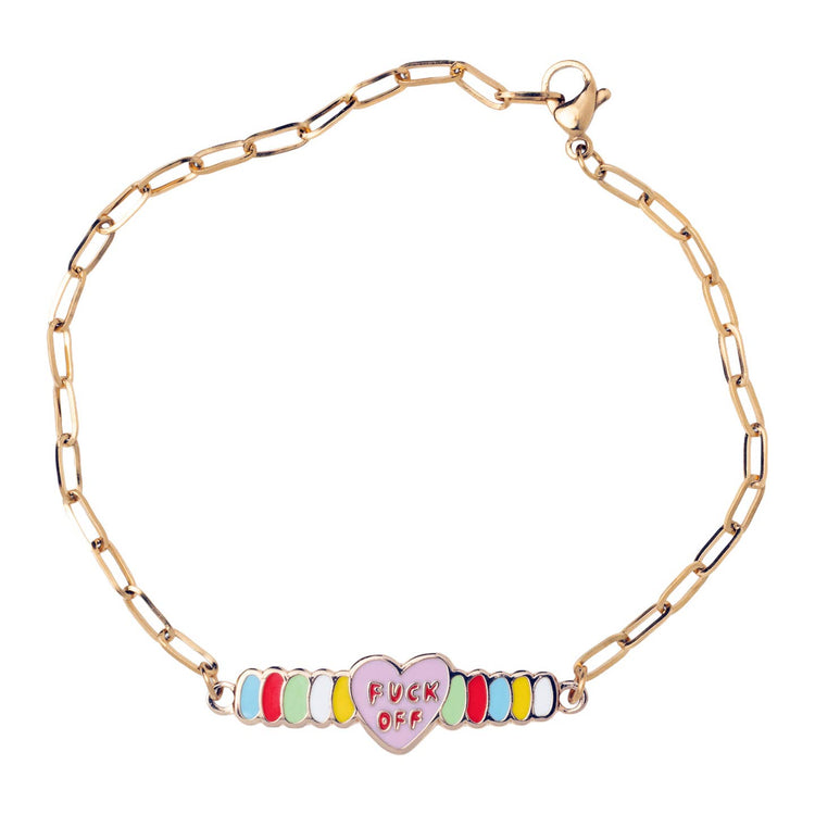 F*Ck Off Charm Bracelet