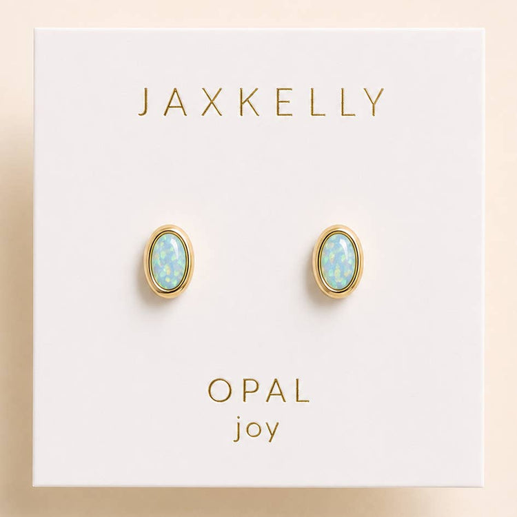JaxKelly Oval Bezel - Fire Opal
