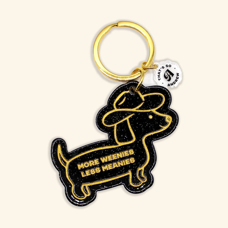 More Weenies Less Meanies Keychain