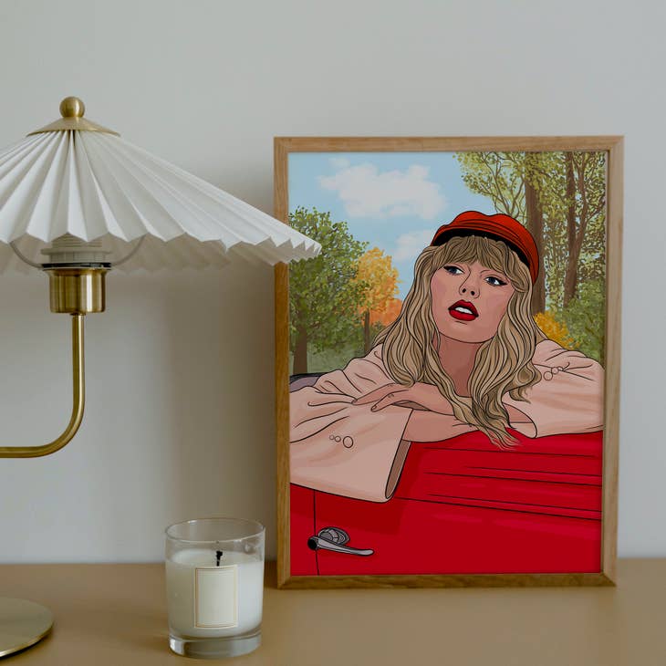 Red Art Print