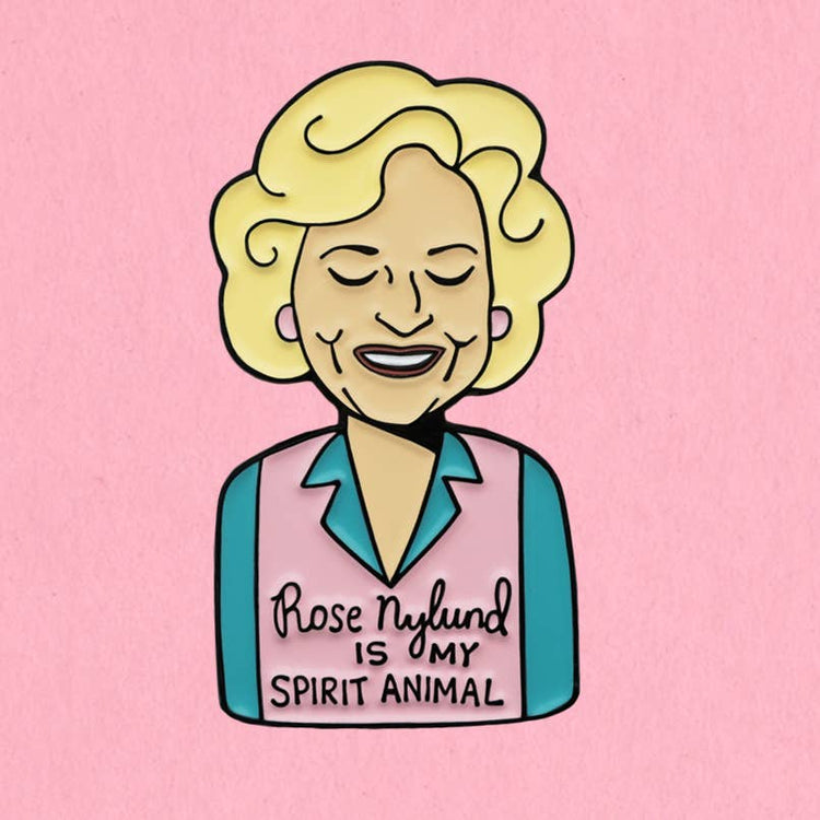 Rose Nylund Enamel Lapel Pin