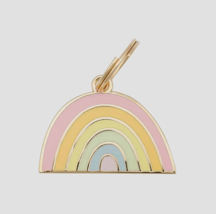 Rainbow Pet ID Tag