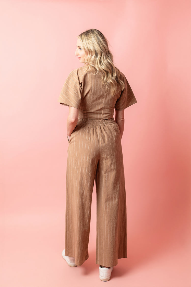 Striped Wide Leg Pants