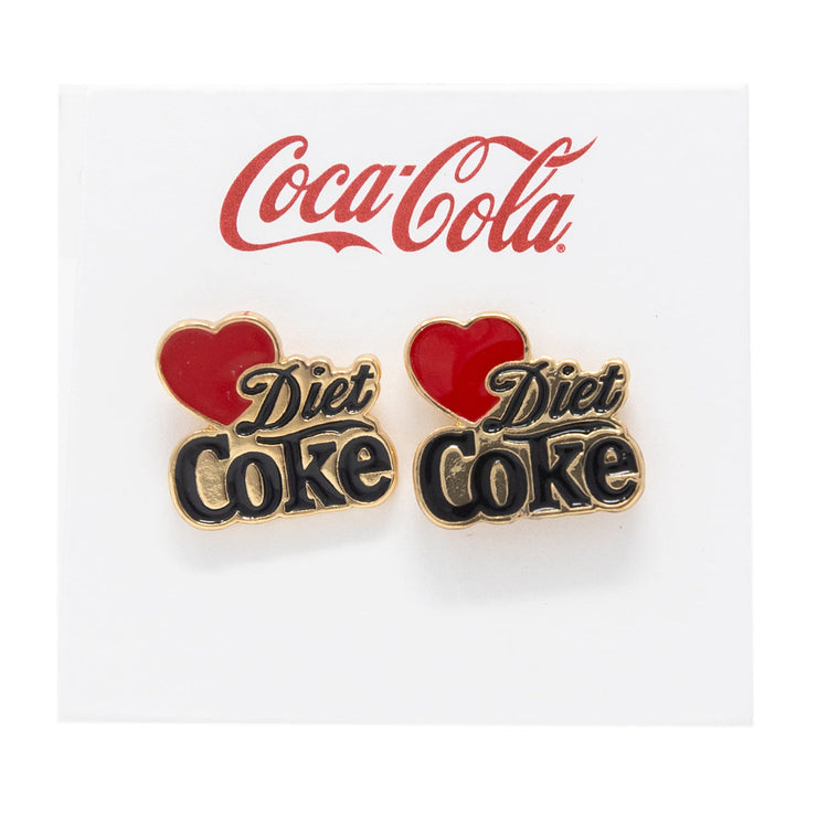 Love Diet Coke Stud Earrings