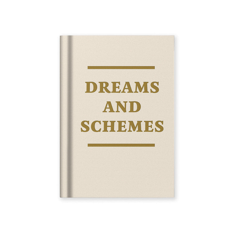 Dreams and Schemes Fabric Hardback Notebook