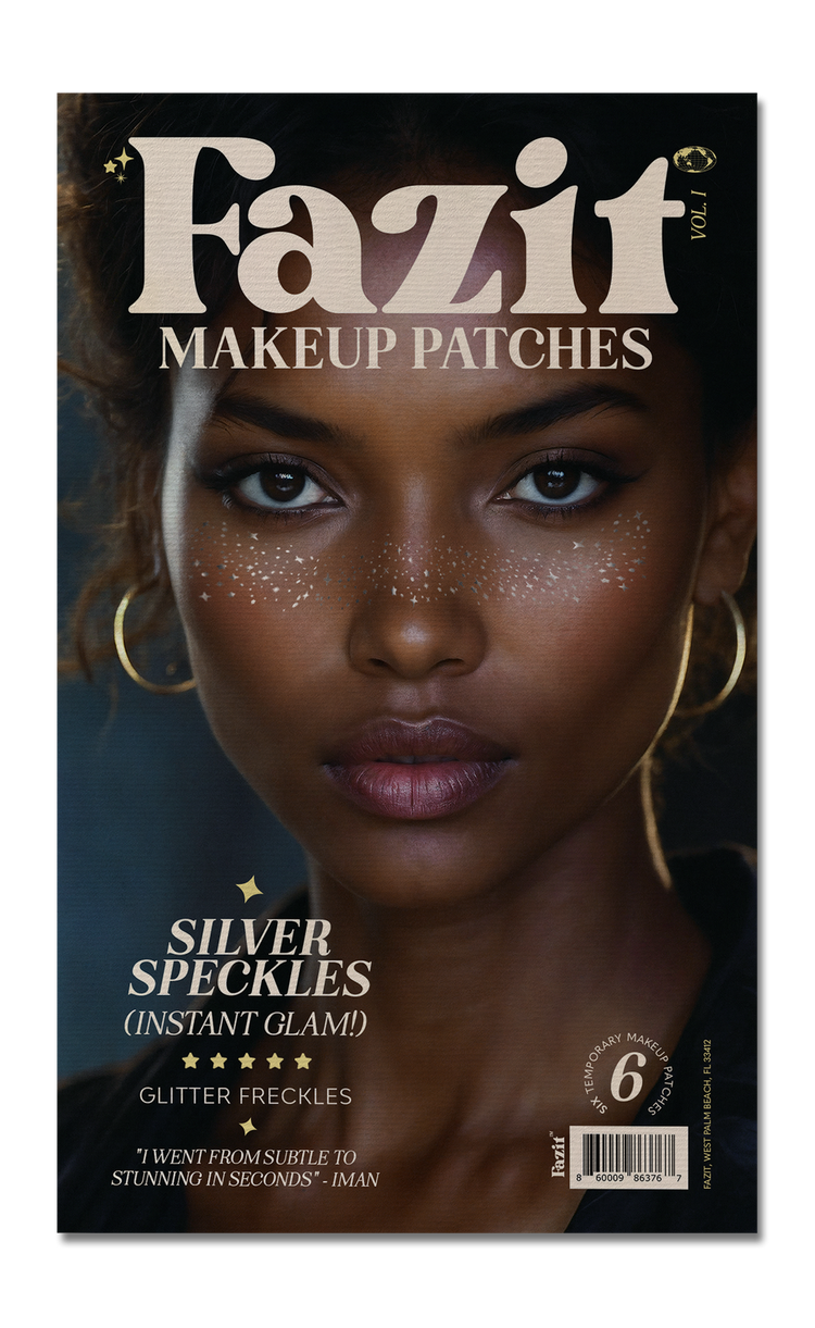 Silver Stardust Speckle Makeup Patches