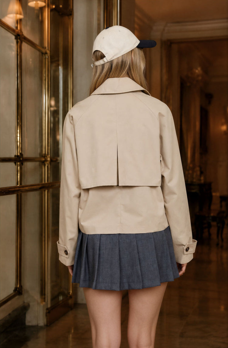 Cropped Trench Coat