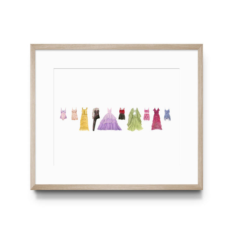 Eras Costume Watercolor Art Print 5x7