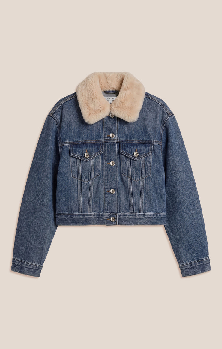 Z Supply Daily Sherpa Denim Jacket