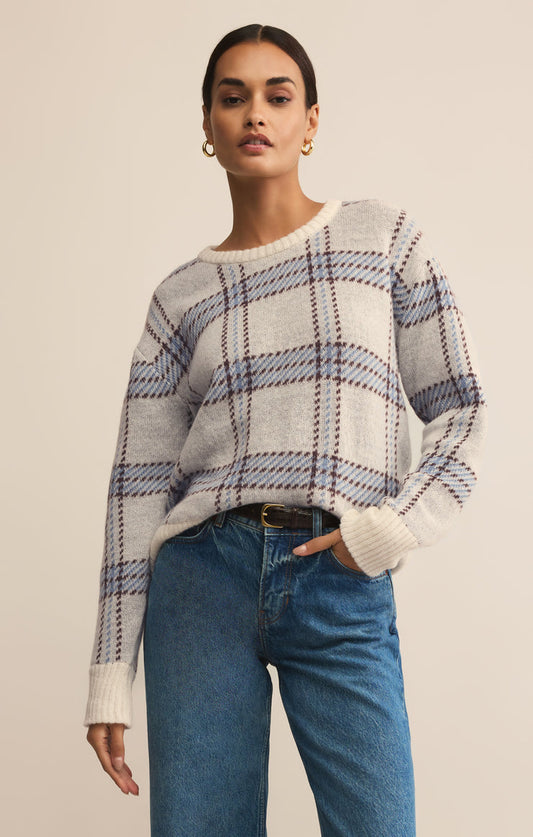Z Supply Junction Plaid Sweater