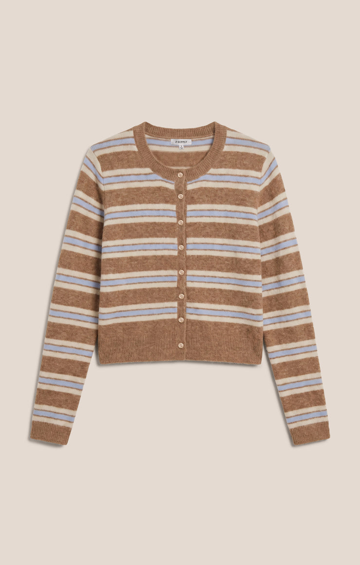 Z Supply Medina Striped Sweater in Golden Caramel