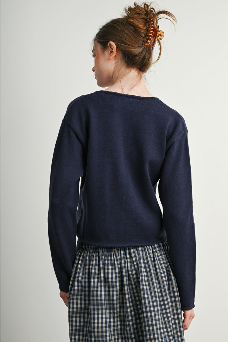 Tie Front Knit Cardigan