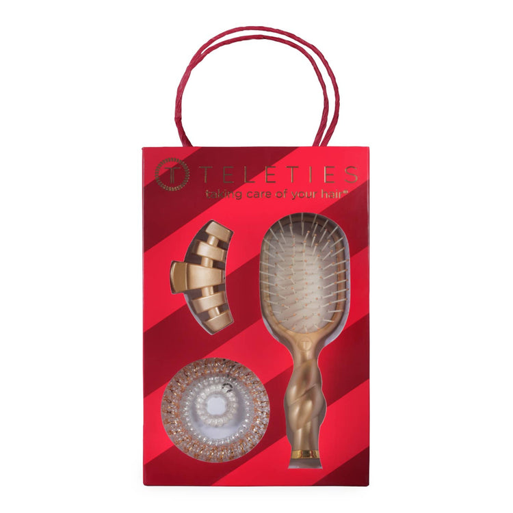 Teleties Holiday Brush Gift Set