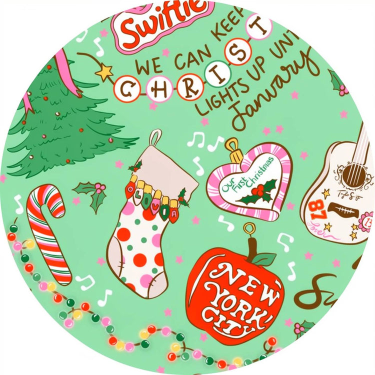 Merry Swiftmas Oversized Fuzzy Tailgate Blanket