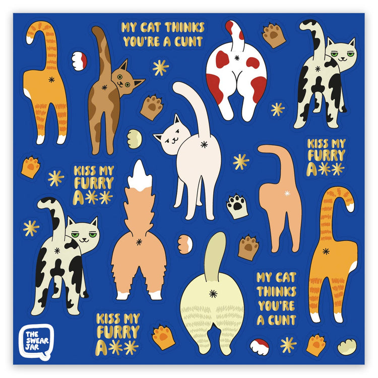 Catty Rebuttals Sticker Sheet