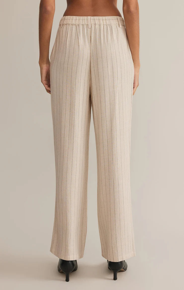 Z Supply Bennett Pinsripe Linen Pant