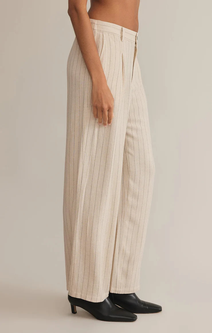 Z Supply Bennett Pinsripe Linen Pant