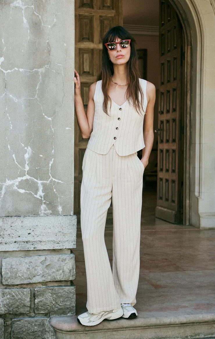 Z Supply Bennett Pinsripe Linen Pant