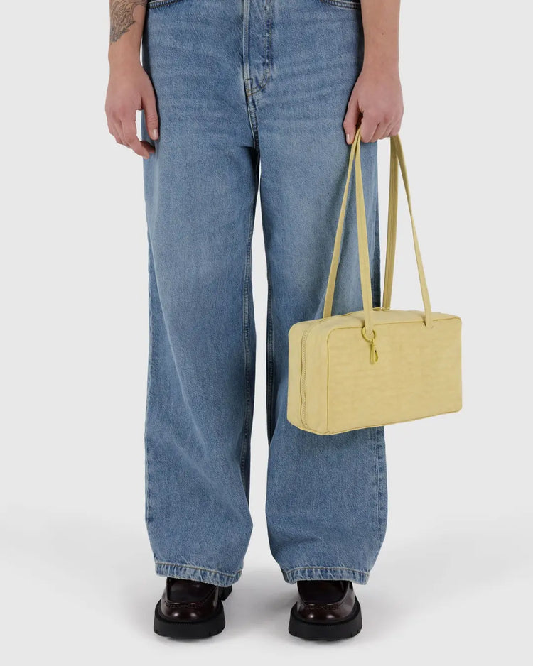 PREORDER Baggu Nylon Bowler Bag in Butter