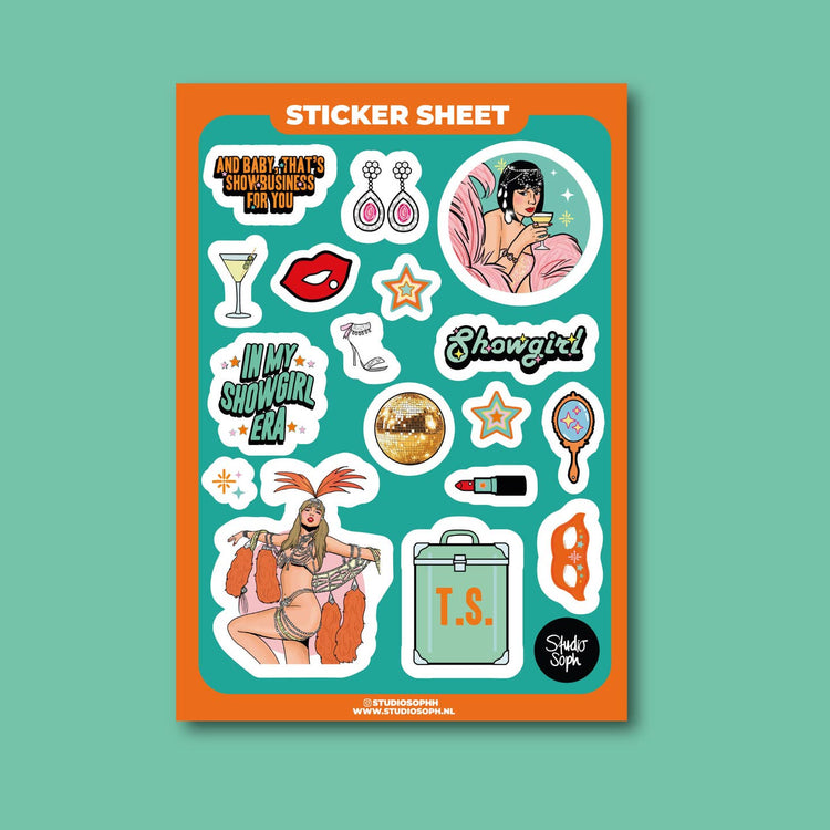 Life of A Showgirl Sticker Sheet