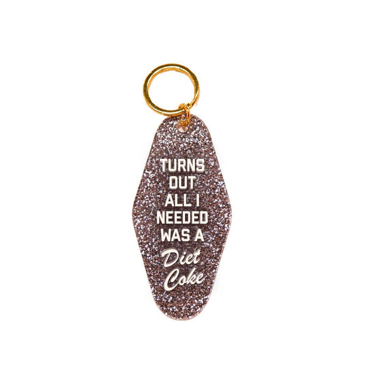 Turns Out All I Needed Was A Diet Coke Motel Keychain