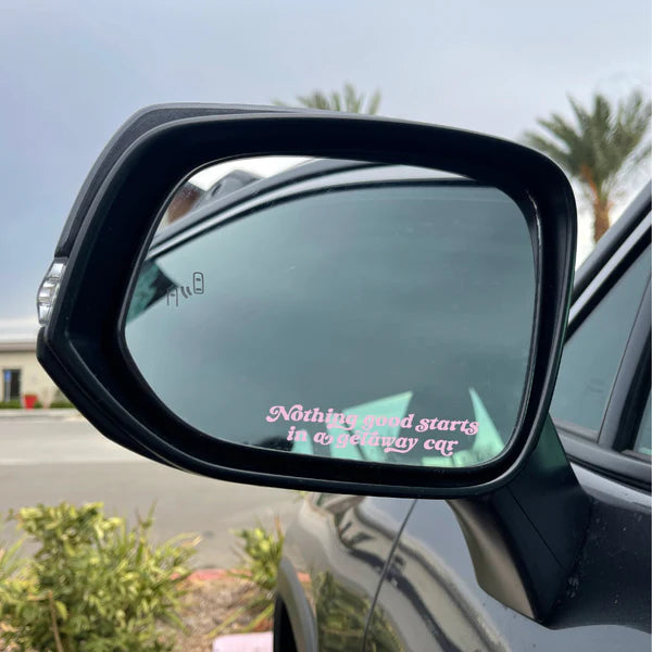 Getaway Car Mirror/Window Cling