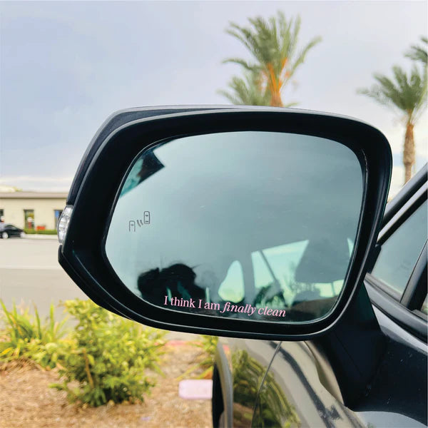 Finally Clean Mirror/Window Cling