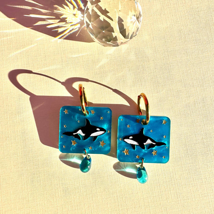 Orca Earrings
