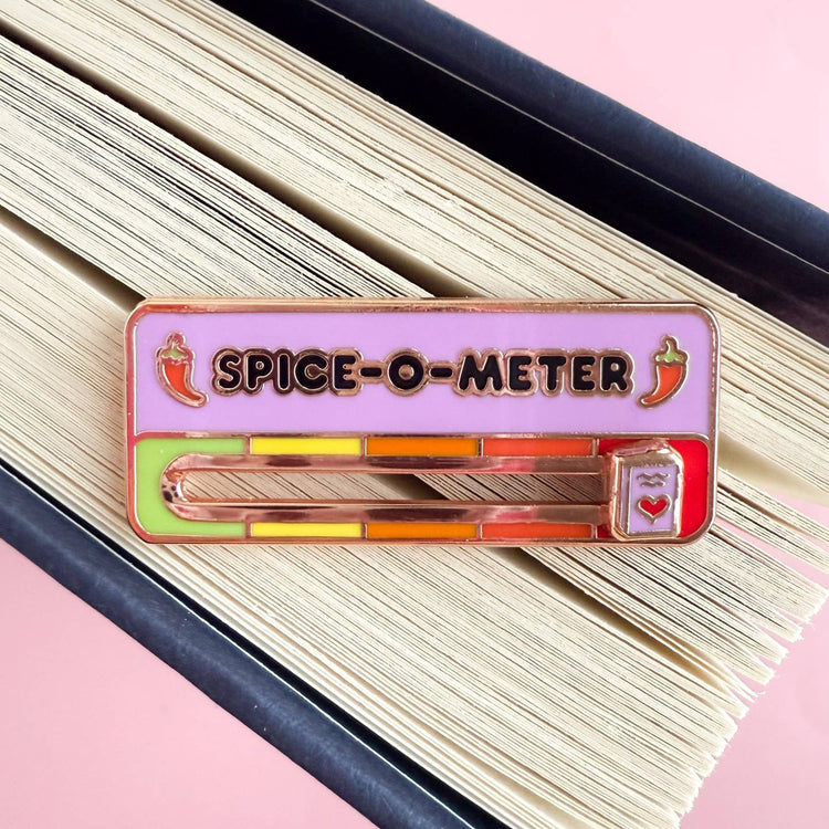 Spice O' Meter Book Enamel Pin